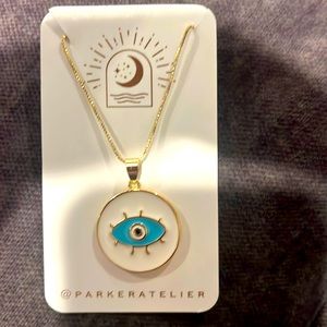 NWT evil eye necklace